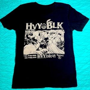 HVY☆BLK - Overcome Sailor Moon Monochrome Short Sleeved T-Shirt